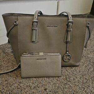 Michael Kors bag and wallet